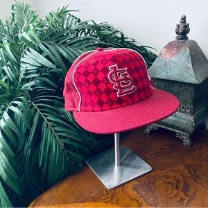 St. Louis Cardinals New Checkered Era Red 59FIFTY Fitted Cap